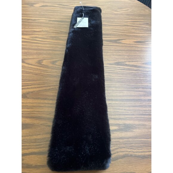 Aspen black faux fur infinity scarf NWT - Picture 1 of 9